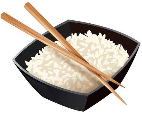 Rice clip art - Chinese Rice and Chopsticks in category Chinese PNG / Clipart - Transparent PNG pictures and vector rasterized Clip art images.